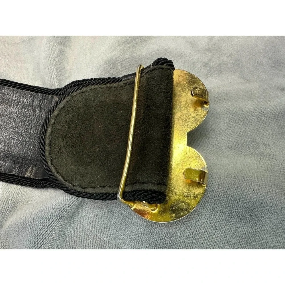 Authentiс Vintage Christian Dior Belt‎ Gold Ornate Baroque Buckle 70-80s